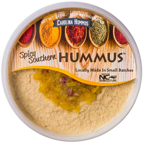 spicy southern hummus chow chow